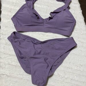 Time and Tru Lavender Bikini Set